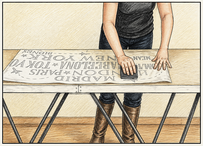 Preparación del material